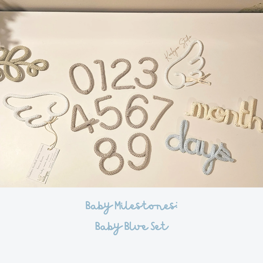 Baby Milestones Angel Wings Set