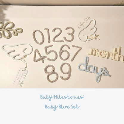 Baby Milestones Angel Wings Set
